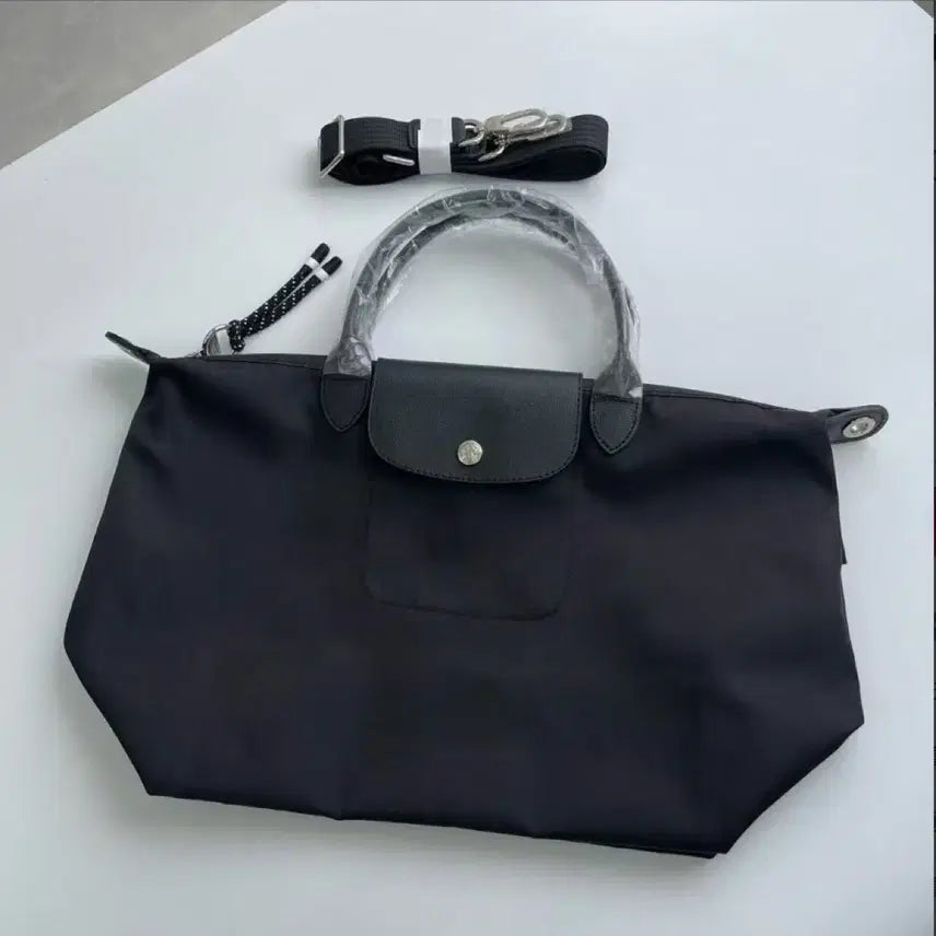 [BUNJANG] Longchamp Le Pliage Black Shoulder Bag / 롱샴 르 플리아쥬 블랙 숄더백