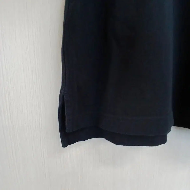 [BUNJANG] MLB Heart NY Black Short Sleeve Polo T-Shirt / MLB 하트 NY 블랙 반팔 카라티