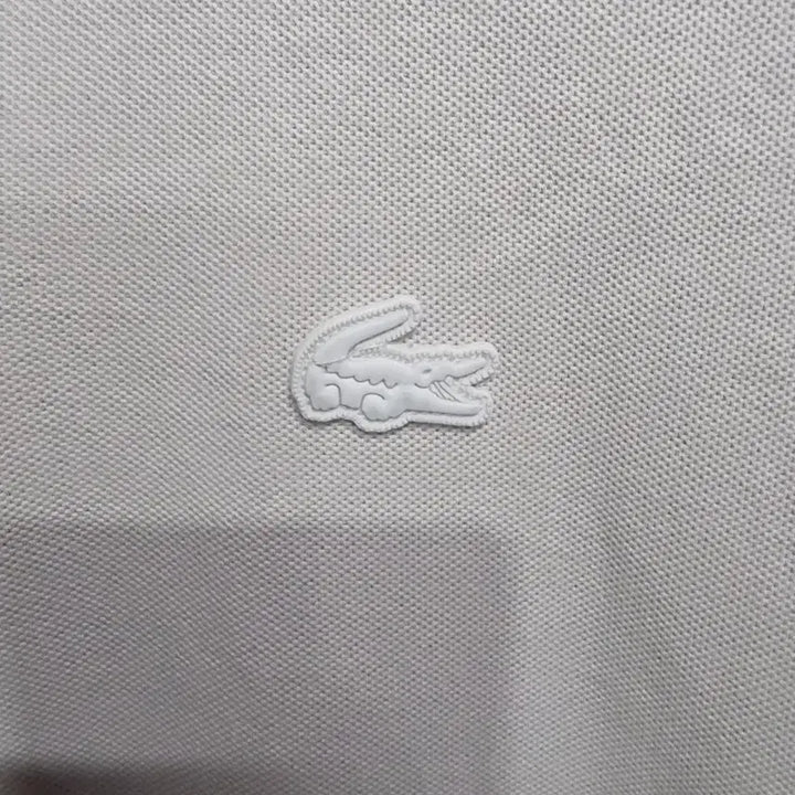 [BUNJANG] Lacoste Beige Short Sleeve Polo Shirt / [110]라코스테 베이지색 반팔 폴로티