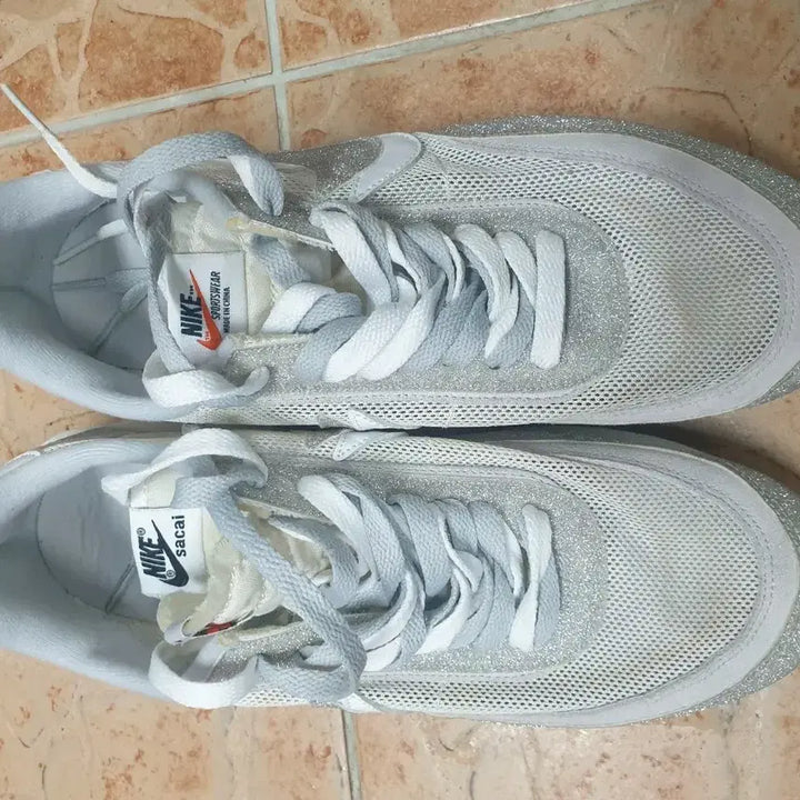 [BUNJANG] Nike x Sacai LDVaporwaffle White Mesh / 나이키 사카이 LDVaporwaffle 화이트 메쉬
