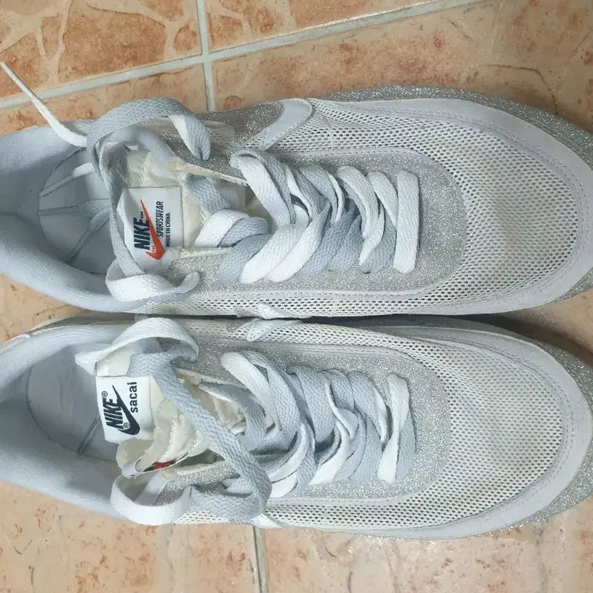 [BUNJANG] Nike x Sacai LDVaporwaffle White Mesh / 나이키 사카이 LDVaporwaffle 화이트 메쉬