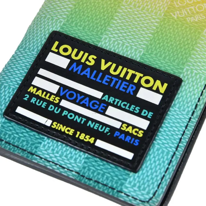 [BUNJANG] Louis Vuitton Damier Gradient Pocket Organizer Card Holder / 루이비통 다미에 그라디언트 포켓 오거나이저 카드지갑