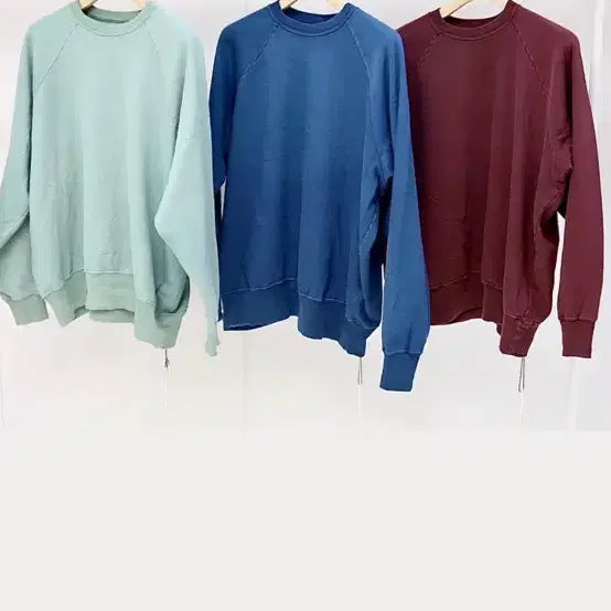 [BUNJANG] Apresse Vintage Lightweight Sweatshirt Burgundy Size 5 / 아프레쎄 빈티지 라이트 웨이트 스웨트셔츠 버건디 - 5사이즈 26SS