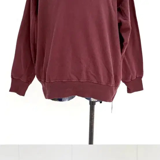 [BUNJANG] Apresse Vintage Lightweight Sweatshirt Burgundy Size 5 / 아프레쎄 빈티지 라이트 웨이트 스웨트셔츠 버건디 - 5사이즈 26SS