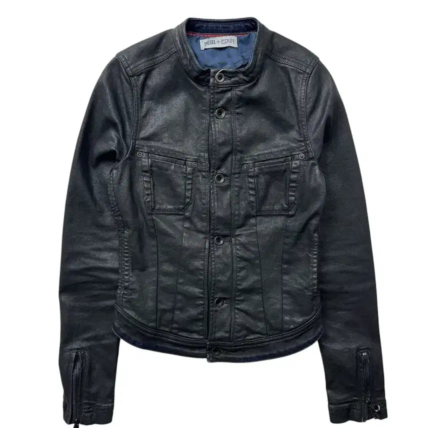 [BUNJANG] DIESEL x EDUN Coated Denim Jacket / 디젤 x 에둔 코팅 데님 자켓