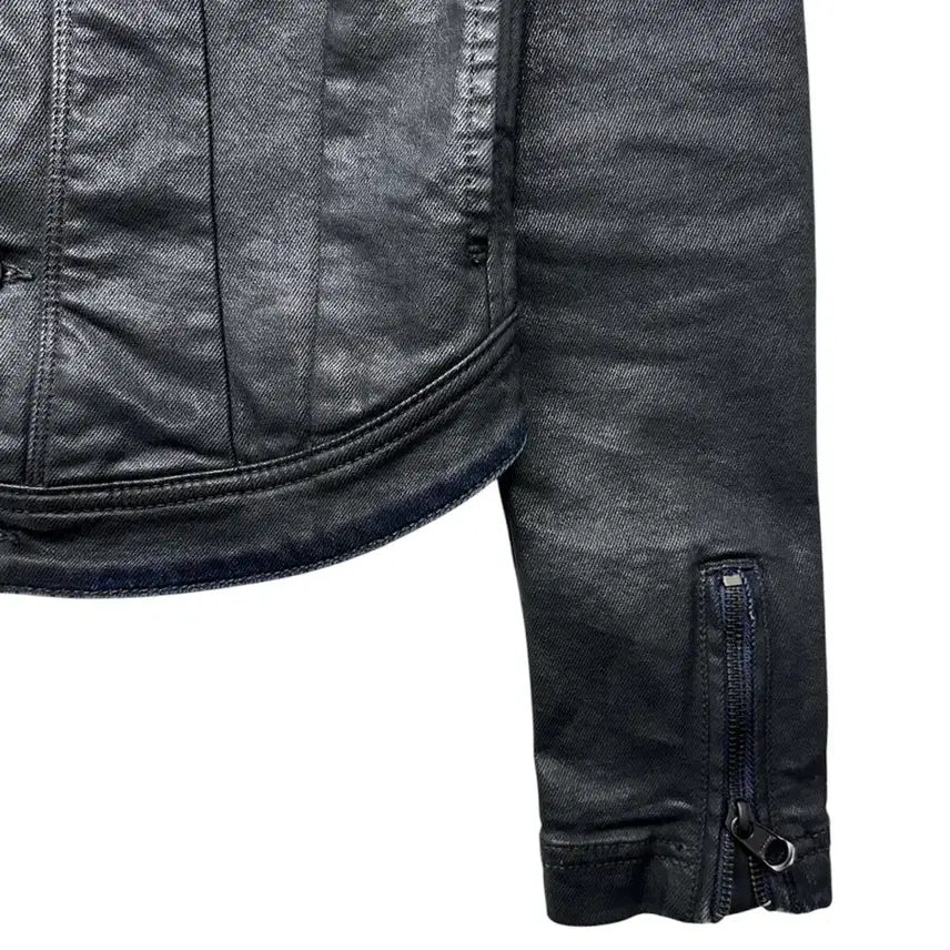 [BUNJANG] DIESEL x EDUN Coated Denim Jacket / 디젤 x 에둔 코팅 데님 자켓