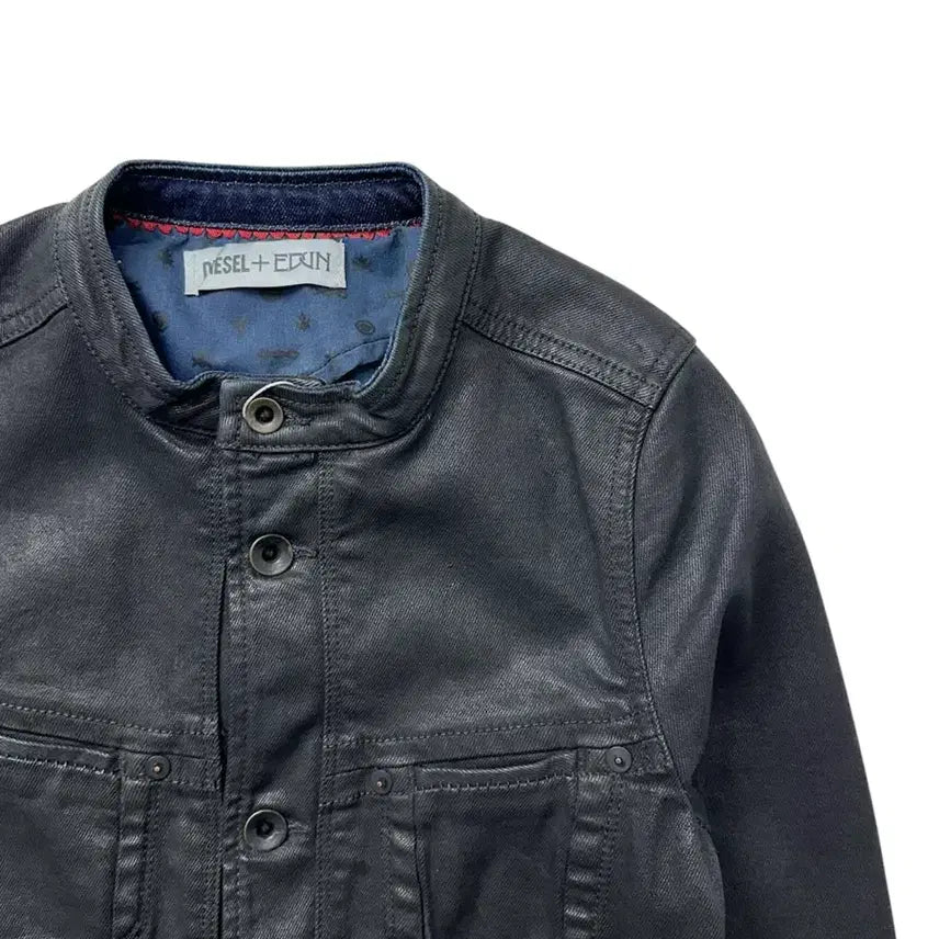 [BUNJANG] DIESEL x EDUN Coated Denim Jacket / 디젤 x 에둔 코팅 데님 자켓