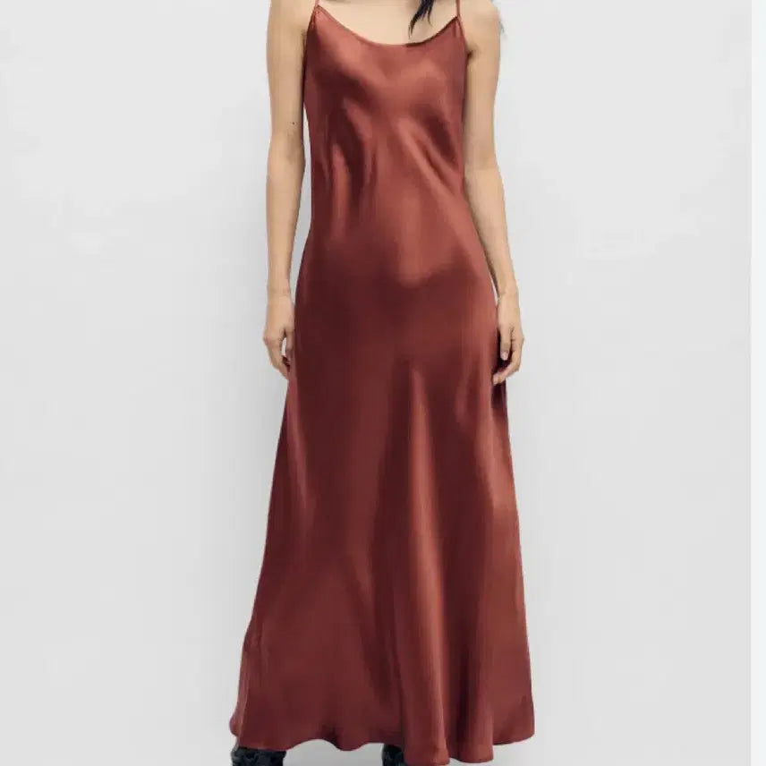 [BUNJANG] RAON Silky Satin Bustier Dress / RAON 실키 새틴 뷔스티에 원피스