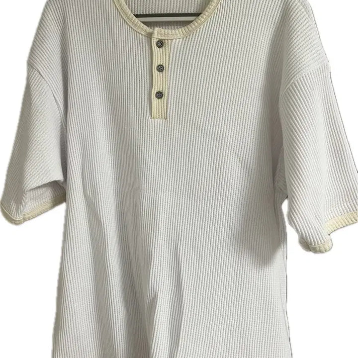 [BUNJANG] New Chief Chic Deck Henley Waffle Half T-shirt / 뉴치프시크 deck henley waffle half t-shirts