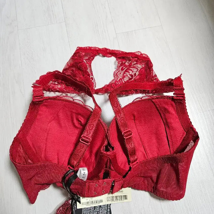 [BUNJANG] Eblin Lace Sexy Push-up Bra 70D Red / (새상품) 에블린 레이스 섹시브라 70D