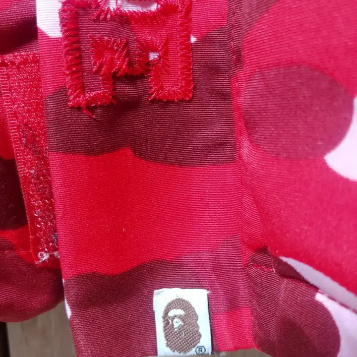 [BUNJANG] BAPE Red Camo Shark Logo Zip-Up Hoodie / 베이프 레드카모 M 후드집업