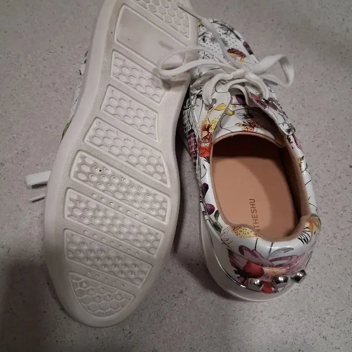 [BUNJANG] THESHU Flower Printing Sneakers / THESHU 플라워 프린팅 스니커즈