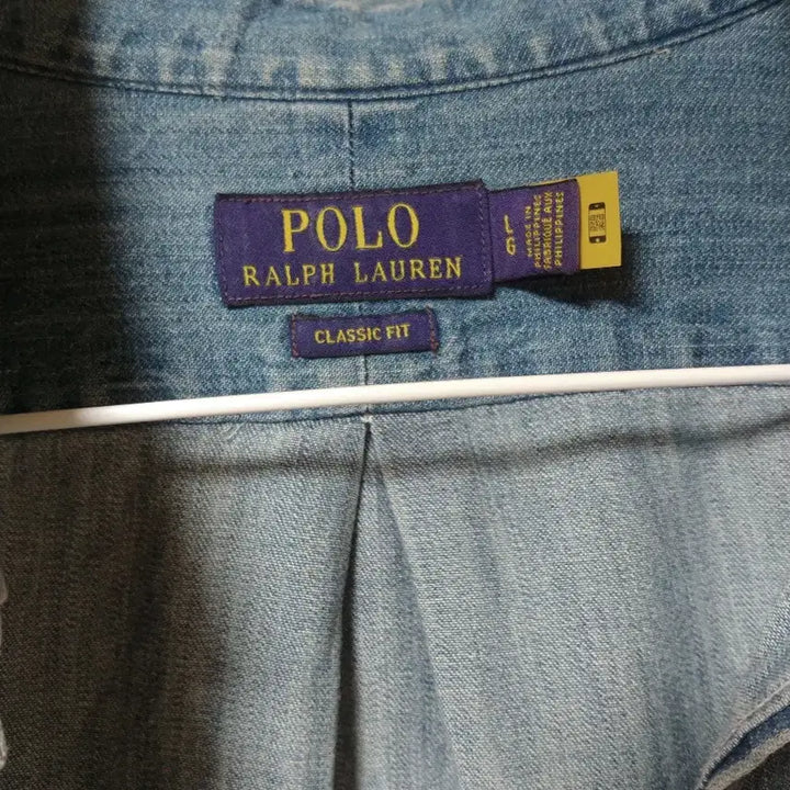 [BUNJANG] Polo Ralph Lauren Chambray Classic Fit Denim Shirt L / 폴로 샴브레이 청남방 클래식핏 L