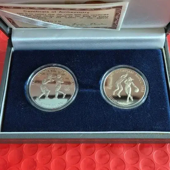 [BUNJANG] 1988 Seoul Olympics Commemorative Coin Set (2 Types) / 1988 서울 올림픽 기념 주화 2종 세트