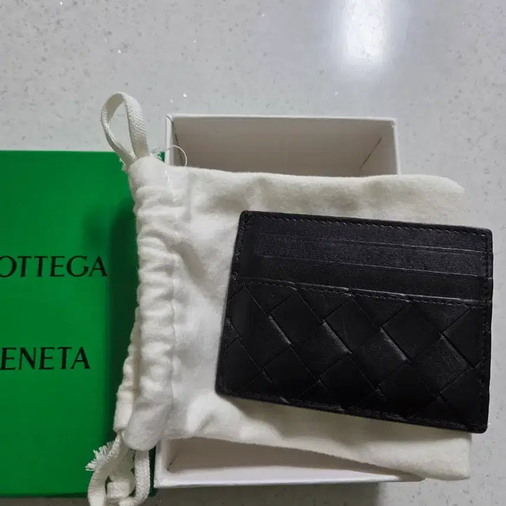 [BUNJANG] Bottega Veneta Black Card Holder / 보테가 베네타 블랙 카드지갑