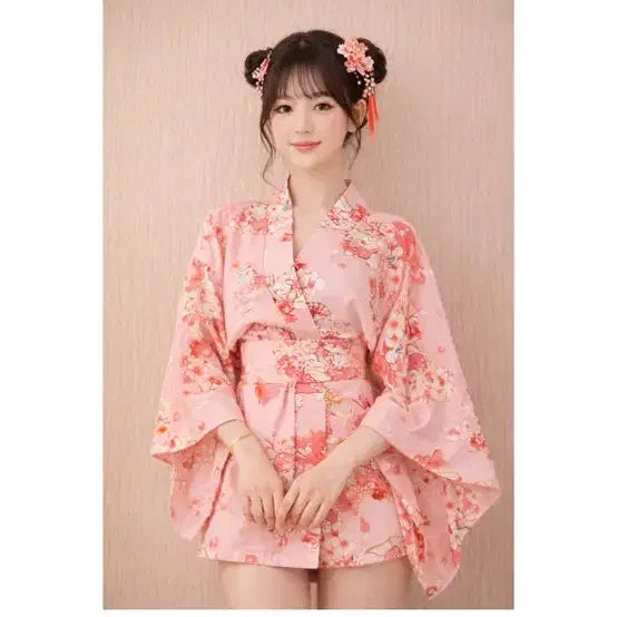 [BUNJANG] New Pink Kimono Set / 새상품 핑크 기모노세트