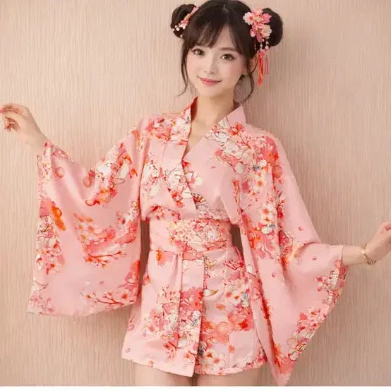 [BUNJANG] New Pink Kimono Set / 새상품 핑크 기모노세트