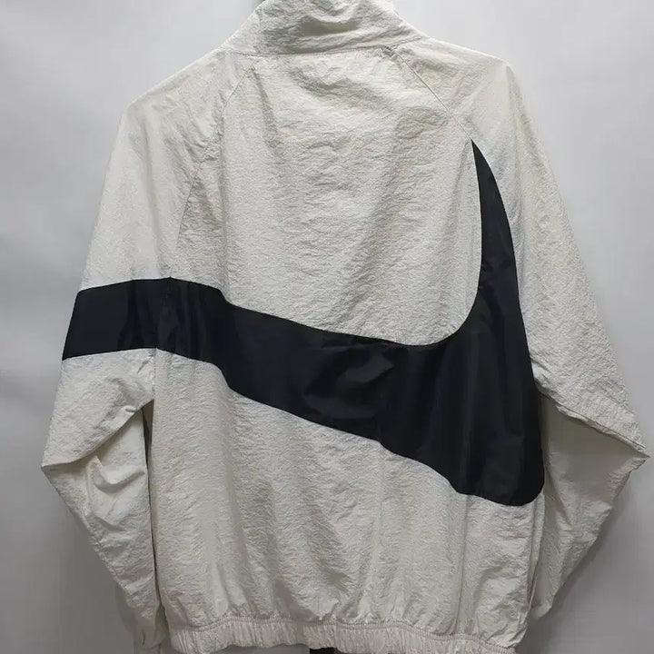 [BUNJANG] Nike Big Swoosh Woven Jacket White S / 나이키 바람막이 빅스우시 우븐 자켓 화이트 s