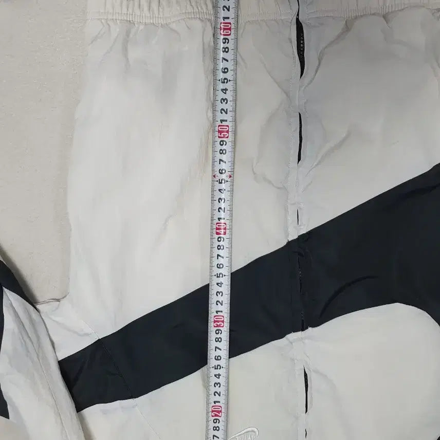 [BUNJANG] Nike Big Swoosh Woven Jacket White S / 나이키 바람막이 빅스우시 우븐 자켓 화이트 s