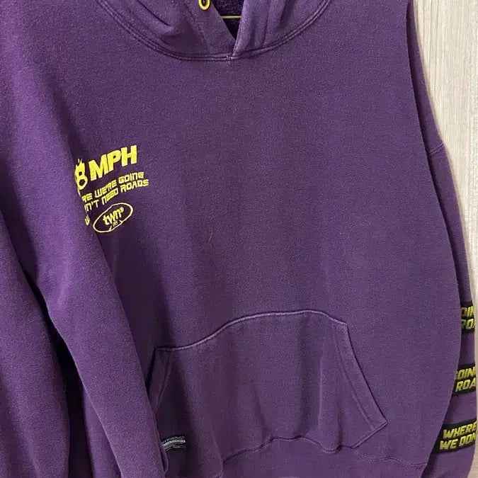 [BUNJANG] 88MPH Purple Hoodie / 88MPH 퍼플 후드티