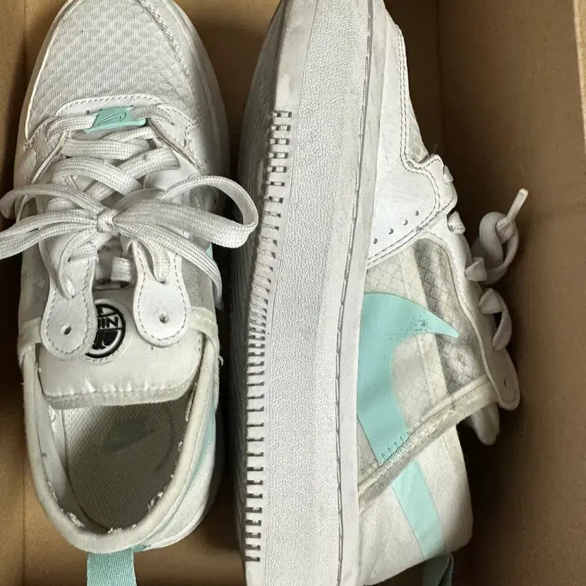 [BUNJANG] Nike Court Vision Alta TXT Sneakers / 나이키 코트 비전 알타 (240)
