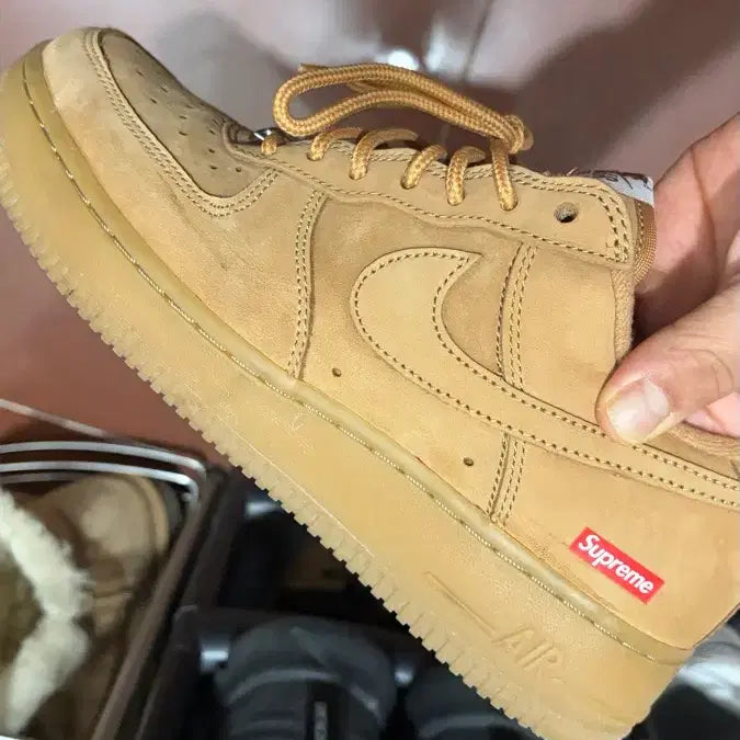 [BUNJANG] Nike Air Force 1 Supreme Flax / 나이키 에어포스1 슈프림 Flax 플랙스