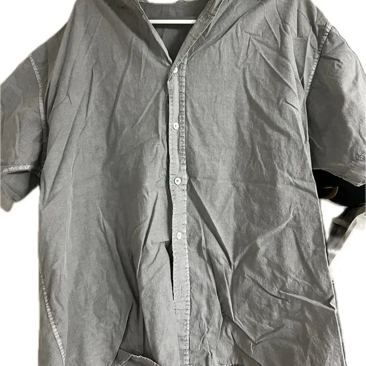 [BUNJANG] New Chief Chic Pigment Washing Light Half Shirts / 뉴치프시크 pigment washing light half shirts