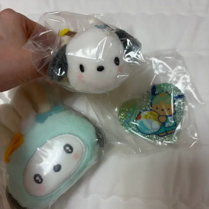 [BUNJANG] Sanrio Pochacco Honey Pouch Keyring / 포차코 벌꿀 파우치키링
