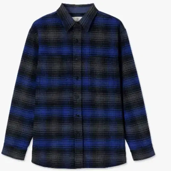[BUNJANG] Years ago Blue Check Shirt / 이얼즈어고 블루 체크 셔츠