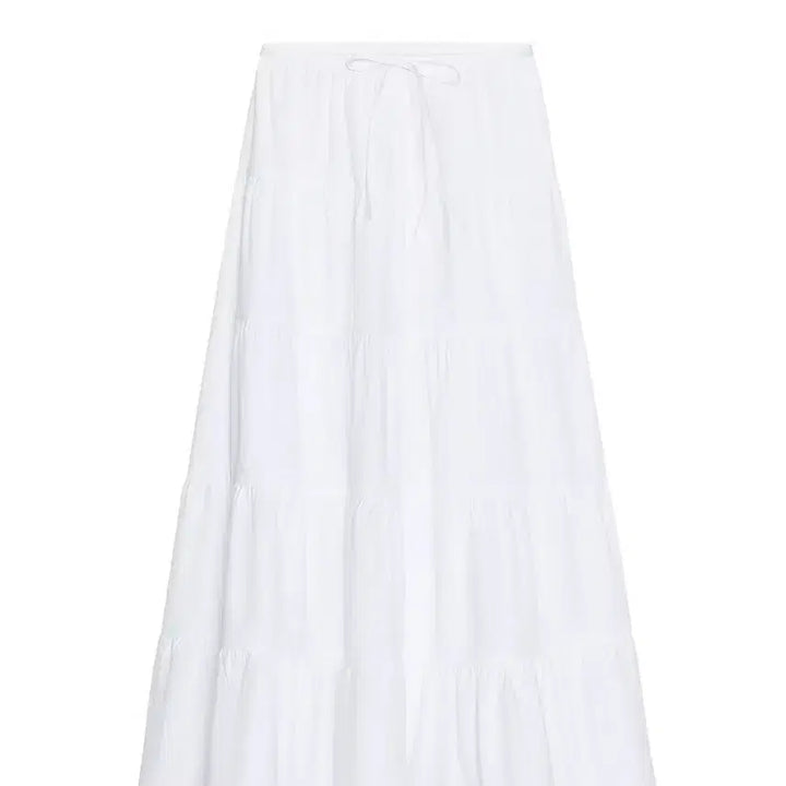 [BUNJANG] Zara White Long Panel Skirt XS / 자라 화이트 롱 패널 스커트 XS (4391/441)