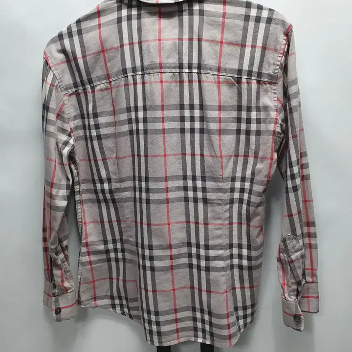 [BUNJANG] Burberry Nova Check Long-Sleeve Stretch Shirt Grey S / 버버리 셔츠 긴팔 노바체크 스판 남방 그레이 s