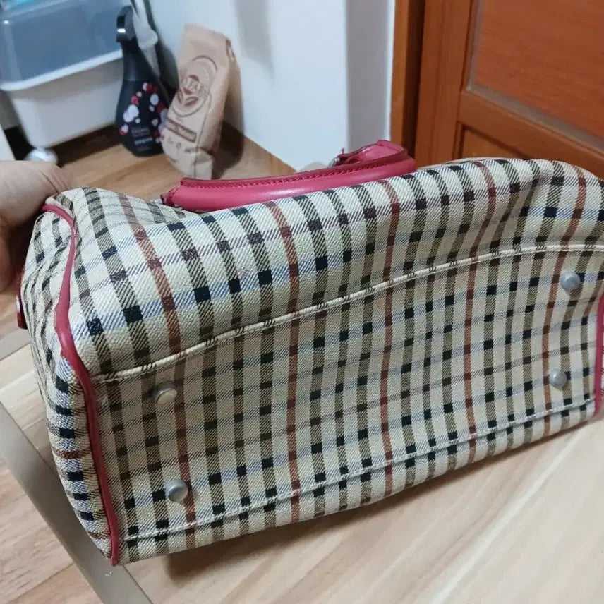 [BUNJANG] Daks Checked Tote Bag / 닥스 체크무늬 토트백 가방