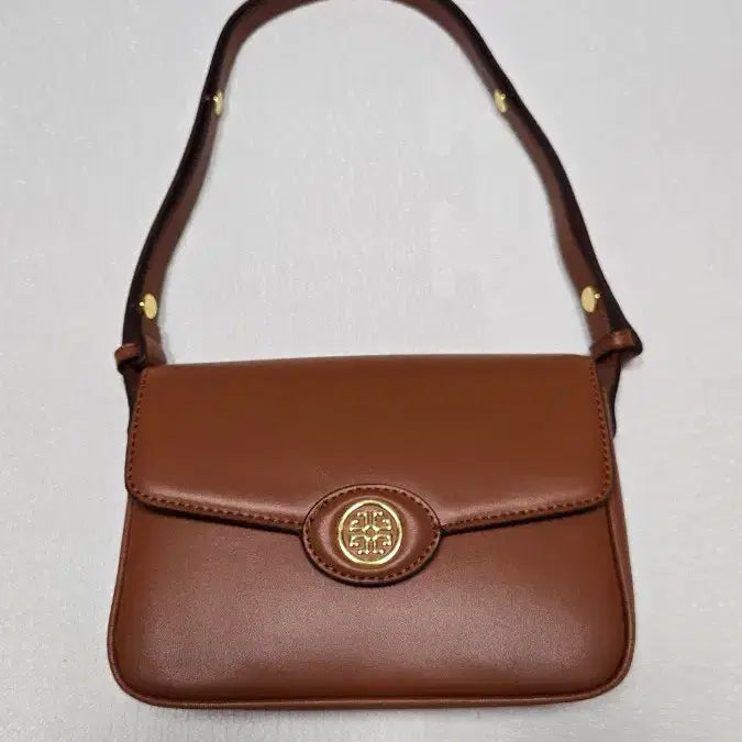[BUNJANG] Unused Leather Crossbody Tote Bag / 새것 가죽 크로스백 토트겸용  브라운