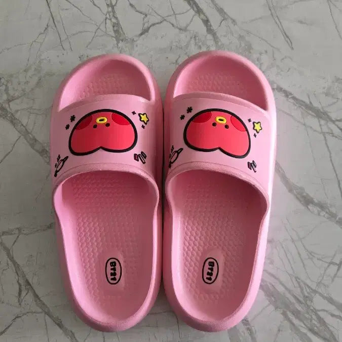 [BUNJANG] Indoor Floor Noise-Cancelling Slippers - Pink (Size 260) / 새것 층간소음 방지 실내 슬리퍼 핑크 260사이즈
