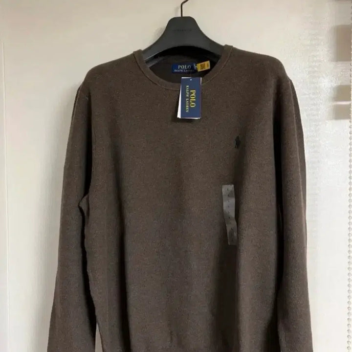 [BUNJANG] Polo Ralph Lauren Brown Knit Sweater (XL) / [XL] 폴로 랄프로렌 브라운 니트 새제품(국내 매장판)