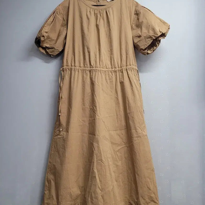 [BUNJANG] BCBG Puff Short Sleeve Long Dress / 55)BCBG  퍼프 반팔 롱 원피스
