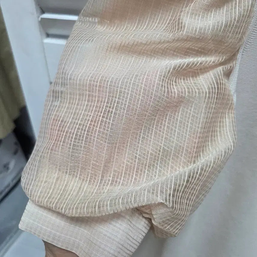 [BUNJANG] System Puff Sleeve Whole Garment Summer Knit / 시스템 퍼프소매 홀가먼트 여름 니트