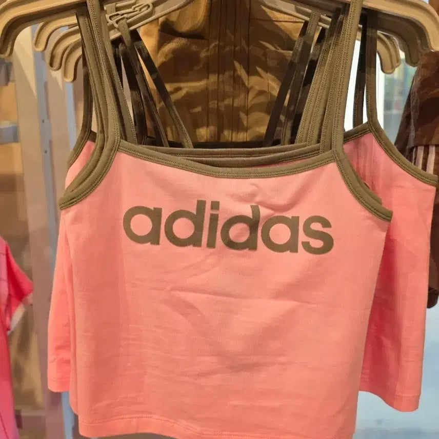 [BUNJANG] Adidas Pink Sleeveless Top / 아디다스 핑크 탑 나시