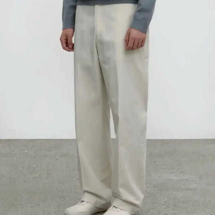 [BUNJANG] Day Cotton Wide Pants Ivory / [30] 데이 코튼 와이드 팬츠 아이보리