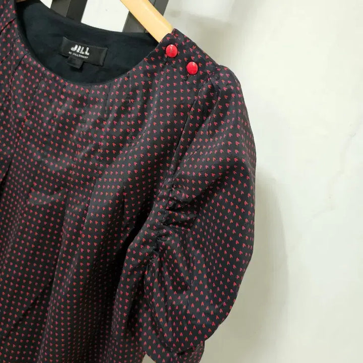 [BUNJANG] JILL by JILLSTUART Polka Dot Short Sleeve Blouse / 질 바이 질스튜어트 도트 반팔 블라우스