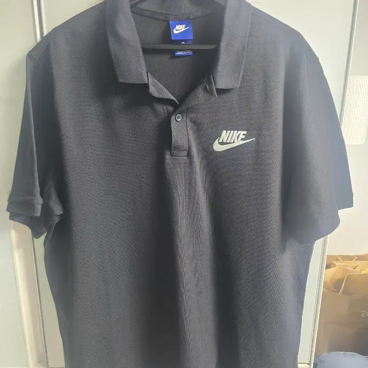 [BUNJANG] Nike Black Polo Short Sleeve T-Shirt / 나이키 블랙 폴로 반팔 티셔츠