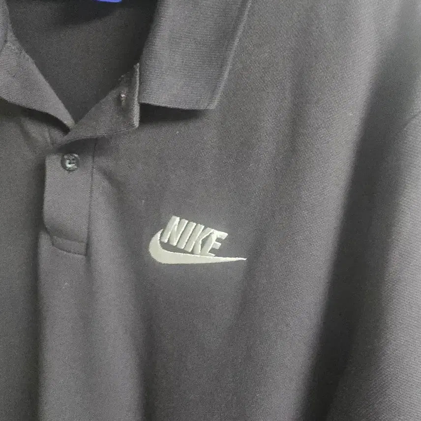 [BUNJANG] Nike Black Polo Short Sleeve T-Shirt / 나이키 블랙 폴로 반팔 티셔츠