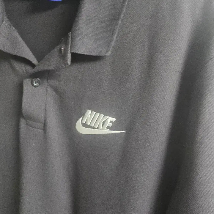[BUNJANG] Nike Black Polo Short Sleeve T-Shirt / 나이키 블랙 폴로 반팔 티셔츠