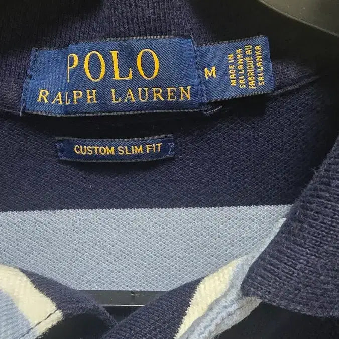 [BUNJANG] Polo Ralph Lauren Striped Short Sleeve Polo Shirt / 폴로 랄프로렌 스트라이프 반팔 카라티