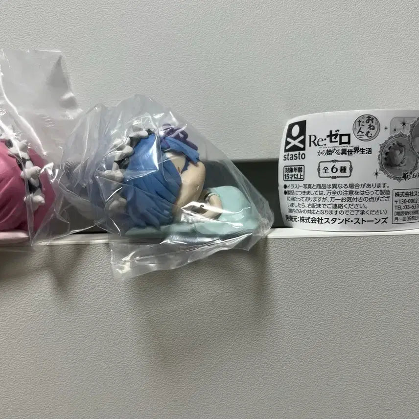 [BUNJANG] Re:Zero Ram &amp; Rem Gacha Figure Set / 리제로 (렘,람) 가챠 피규어 굿즈 2개 일괄