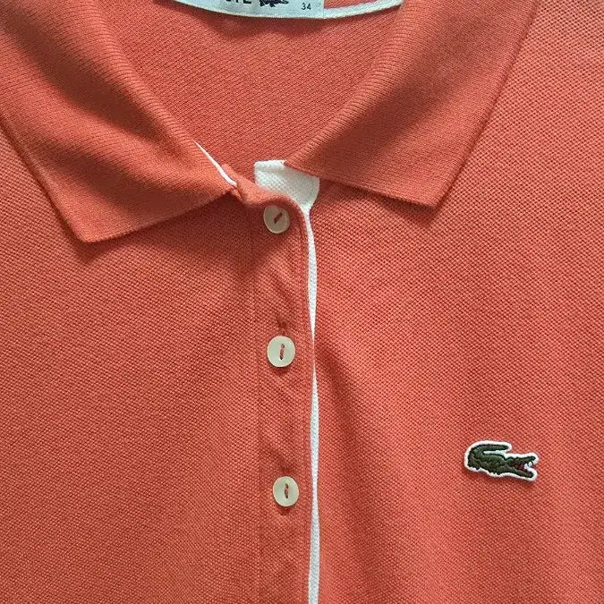 [BUNJANG] Lacoste Red PK Midi Dress / 라코스테 PK 원피스 레드