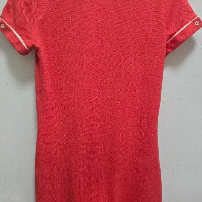 [BUNJANG] Lacoste Red PK Midi Dress / 라코스테 PK 원피스 레드