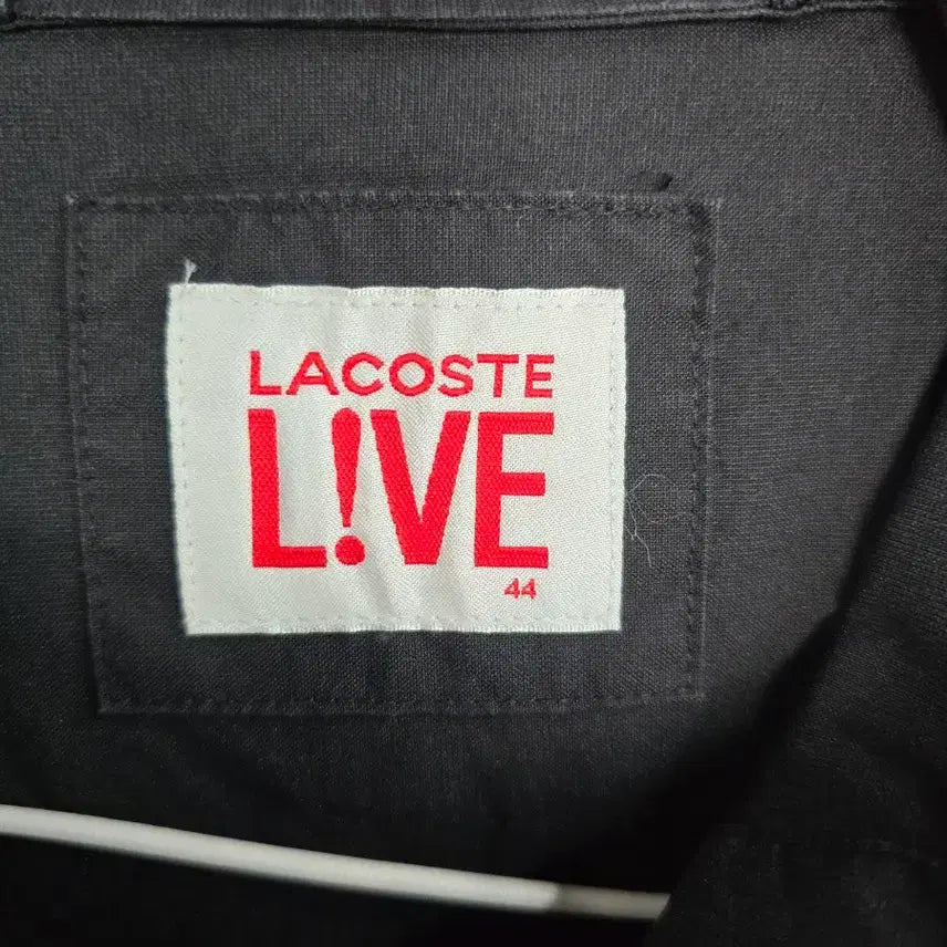 [BUNJANG] Lacoste Live Black Hooded Anorak / 라코스테 라이브 블랙 후드 아노락