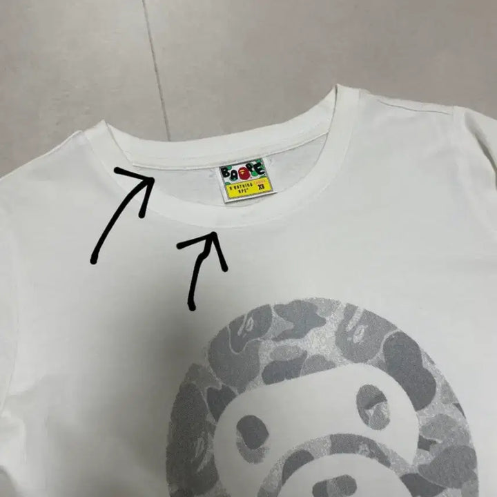 [BUNJANG] BAPE Vintage Baby Milo T-Shirt XS / 베이프 빈티지 베이비 마일로 반팔티셔츠 xs