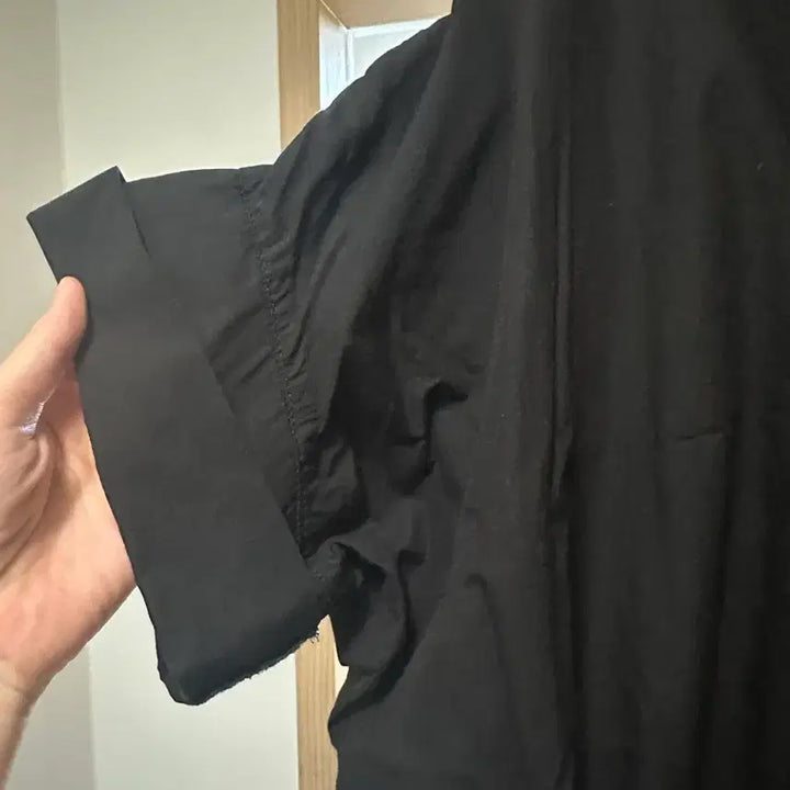 [BUNJANG] Demar Black Short Sleeve Blouse / 드마르 블랙 반팔 블라우스